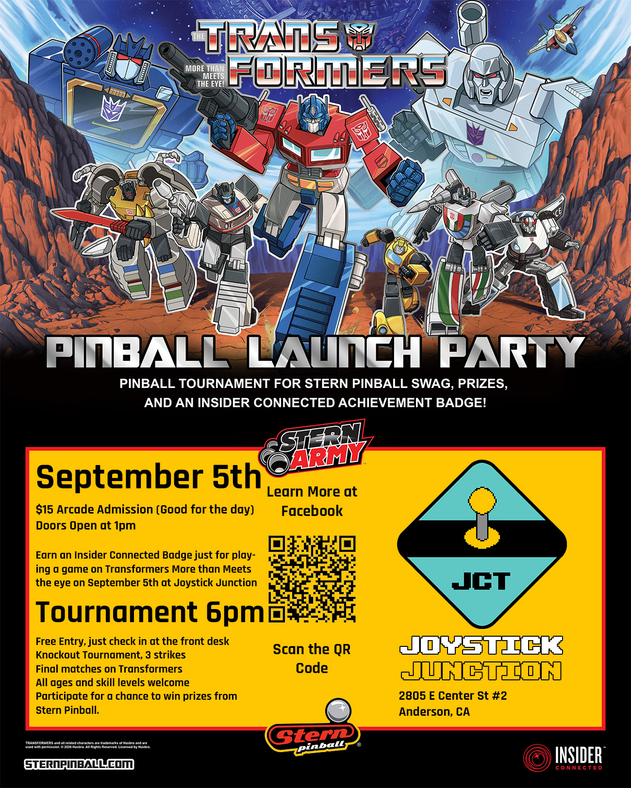 Transformer Launch Party September 5th 2026
